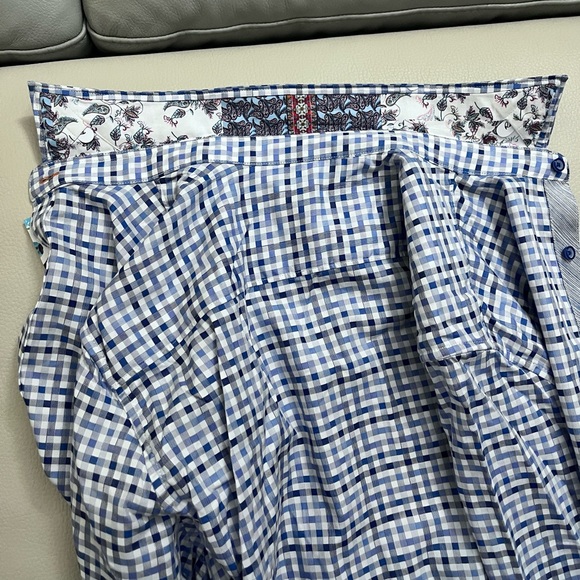 NWT - Robert Graham Men’s Woven Dress Shirt - Size L - Picture 11 of 12